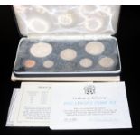 Jamaica Proof Coin Set 1973, Silver And Base Metal,