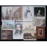 Collection Of 11 Various Prints On Board