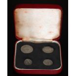 Maundy Money, Silver Coin Set Dated 1845, See Ima