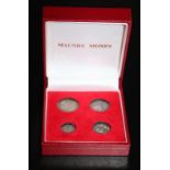 Maundy Money, Silver Coin Set Dated 1901, See Imag