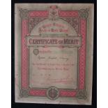 United Kingdom, Band Of Hope Union Certificate Of Merit,
