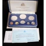First National Coinage Of Barbados Proof Set 1973, Minted