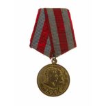 GROUP OF SOVIET ANNIVERSARY MEDALS 1) Medal for 30th Anniversary of the Soviet Army and Navy, 1948