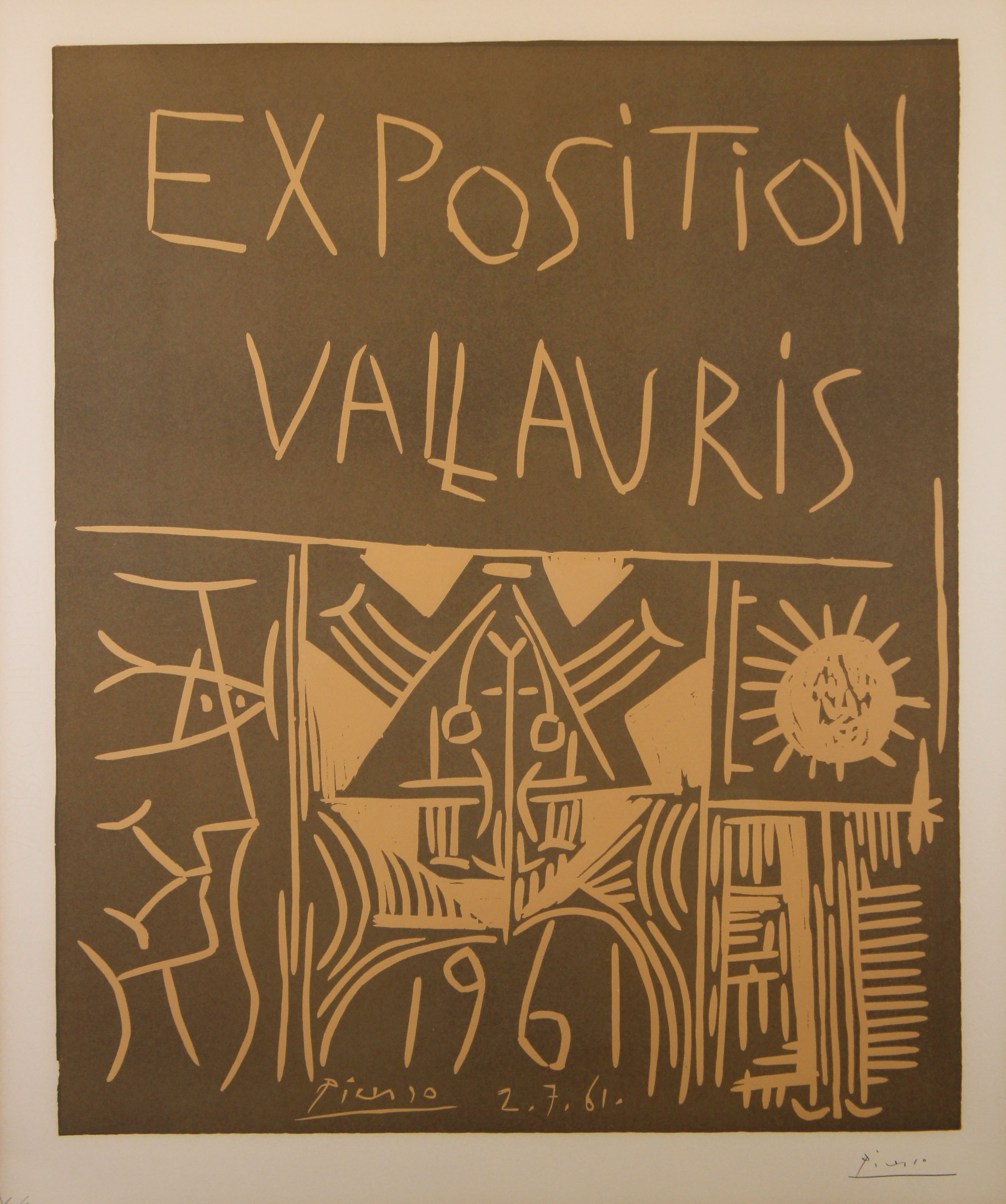 Pablo Picasso - "Vallauris 1961" Linocut, (7/175) - Image 2 of 5