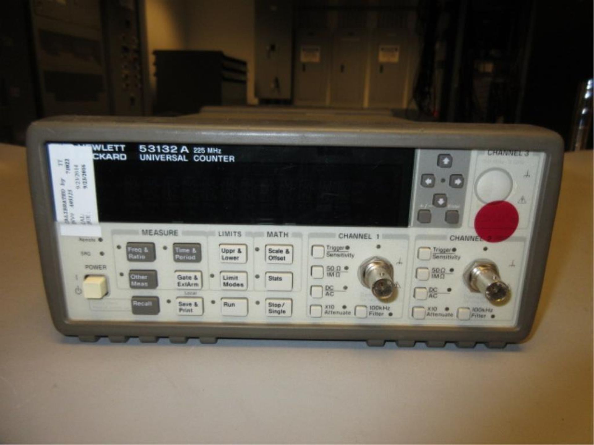 Hewlett Packard 53132A Universal Counter. Universal Counter, 225 MHz, 100-240v. SN# 3404A00275. - Image 2 of 3