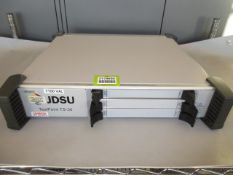 JDSU TS-30 Test Equipment. TestPoint, prod# N550-010X, no plug-ins, 100-240v. SN# 5500100127. Asset#