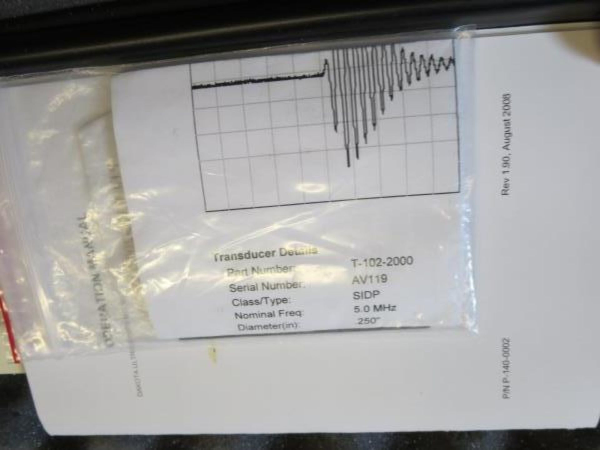 Dakota UltraSonics MX-2 Ultrasonic Thickness Gauge. Hit # 2203720. Metro Rack. - Image 3 of 3