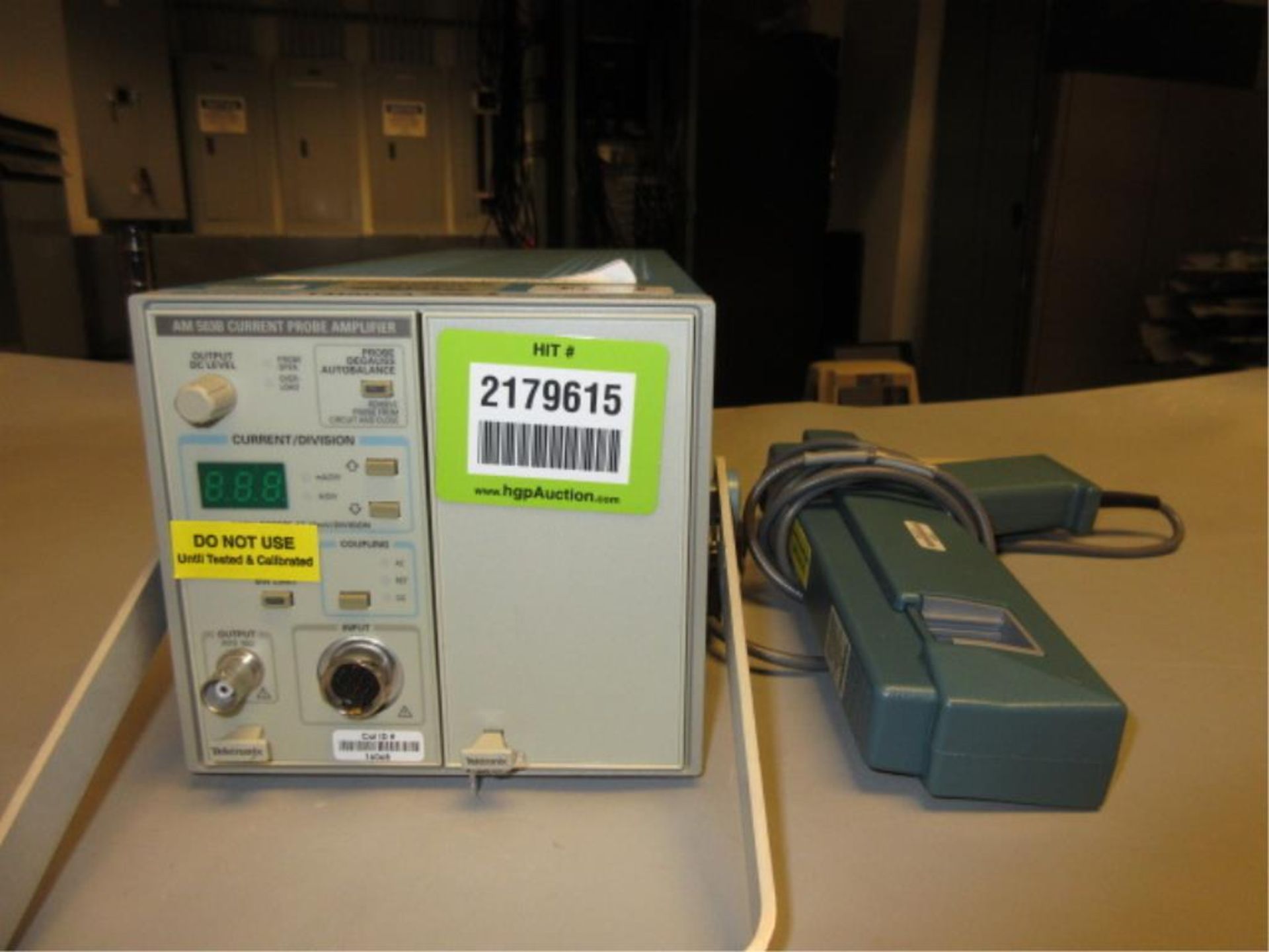 Tektronix TM502A Power Module. Power Module, includes (1) AM503B plug-in with A6303 current probe, - Image 2 of 3