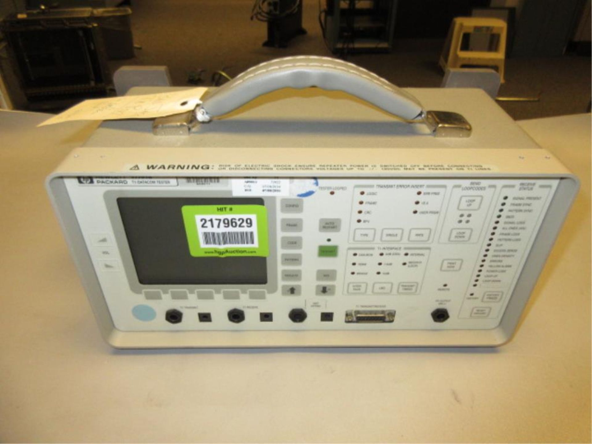 Hewlett Packard 37701B T1/Datacom Tester. T1/Datacom Tester, 95-240v. SN# 3630U01051. Asset# A09011.