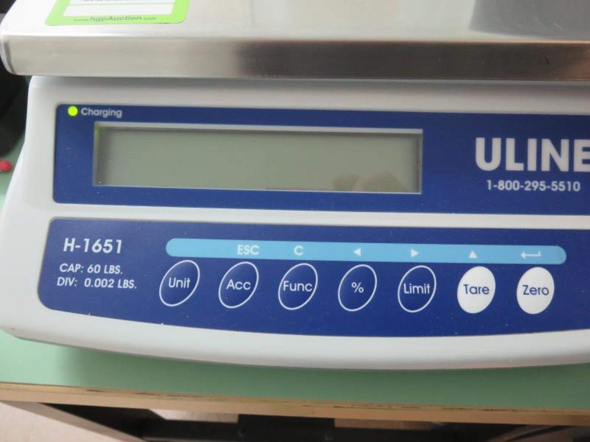Digital Scale. ULINE H-1651 Digital Scale. Easy-Count Scale - 60 lbs. x .002 lb. Five application - Image 2 of 3