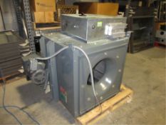 Loren Cook Co. 195 SQNB Industrial Blower. Industrial Blower Unit with Heatrix duct heater control