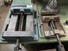 Machinist Vises. Lot: (1) 8" & (1) 6". Hit # 2203682. Main Shop. Asset Located at 641 Industrial