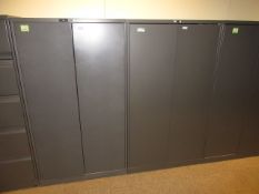 Knoll Lot of (2) Steel Storage Cabinets, 36"w x 18"d x 64"h. HIT# 2178998. Loc: W3.193. Asset