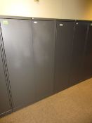 Knoll Lot of (2) Steel Storage Cabinets, 36"w x 18"d x 64"h. HIT# 2179000. Loc: W3.193. Asset