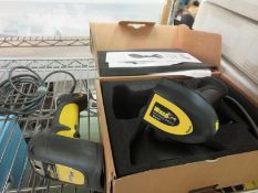 Barcode Scanners. Wasp Barcode Scanners. Lot: (1) Dualline and (1) WWS800 in original box. Hit #