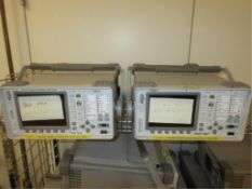 Agilent 37718A Communications Analyzer. Lot of (2) OmniBER 718 Communications Analyzers, includes (