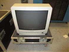 Panasonic AG-520B VCR/TV. Pro Line 20" VCR/TV, date of mfg. 1995, includes mobile shipping case,