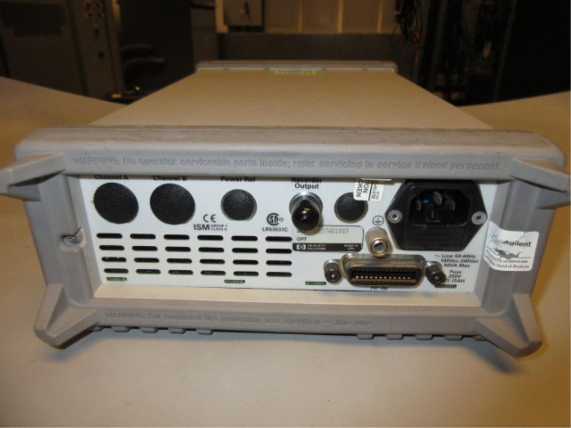 Hewlett Packard EPM-441A Power Meter. Power Meter, 100-240v. SN# US37481003. Asset# A08465. HIT# - Image 3 of 3