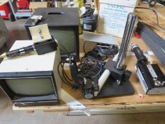 Bausch & Lomb JC1844 Camera TV Camera System with (2) Monitors, Stand, Specialty Optical AS11/50.