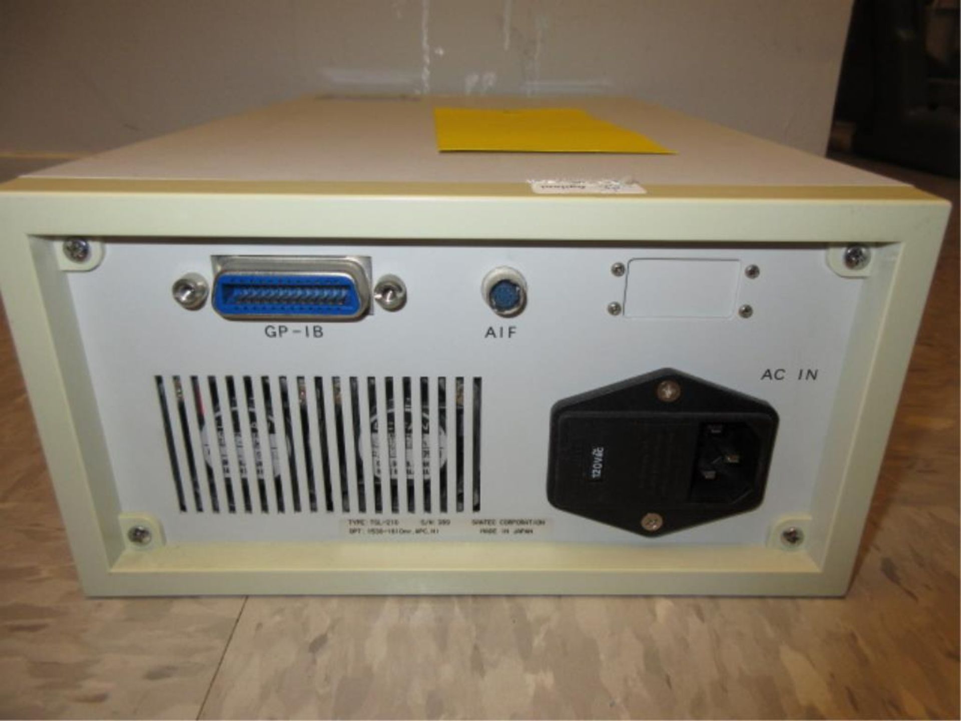 Santec TSL-210 Tunable Semiconductor Laser Controller. Tunable Semiconductor Laser Controller, noted - Image 3 of 4