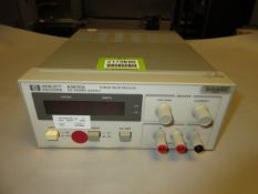 Hewlett Packard E3610A DC Power Supply. DC Power Supply, 0-8v, 0-3a/0-15v, 0-2a, 115v. SN#