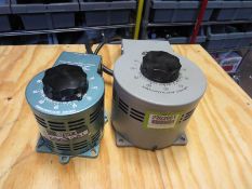 Staco Energy Variable Transformers. Lot: (1) Model 3PN151OB, (3) Others. Hit # 2203651. North
