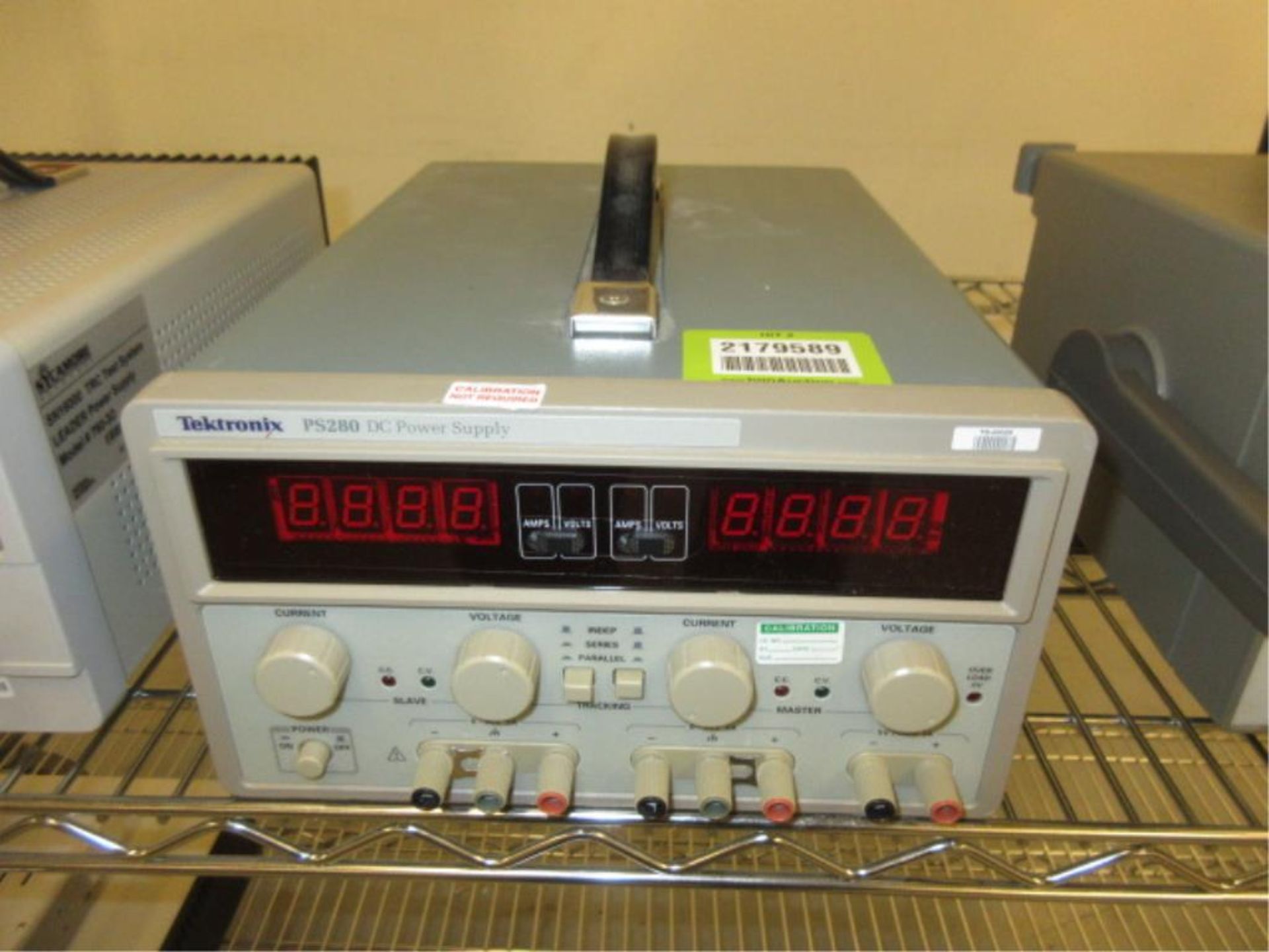 Tektronix PS 280 DC Power Supply. DC Power Supply, 0-30v, 100-240v. SN# TW61996. Asset# TO-00026.
