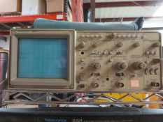 Oscilloscope. Tektronix 2221 Oscilloscope. SN# 2221B010128. Hit # 2203577. Metro Rack. Asset Located