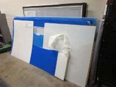 Lot of Assorted Plastic Sheets, to include: Clear, White & Red, Full 4 full sheets of clear, 2 full