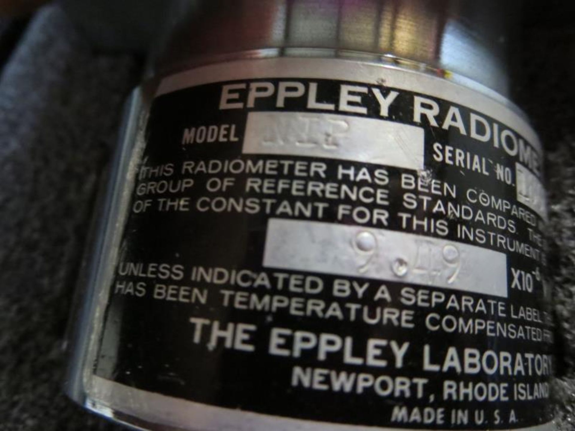 Eppley Laboratory NIP Radiometer. SN# 18687000000. Hit # 2203673. Metro Rack In Shop. Asset - Image 3 of 3