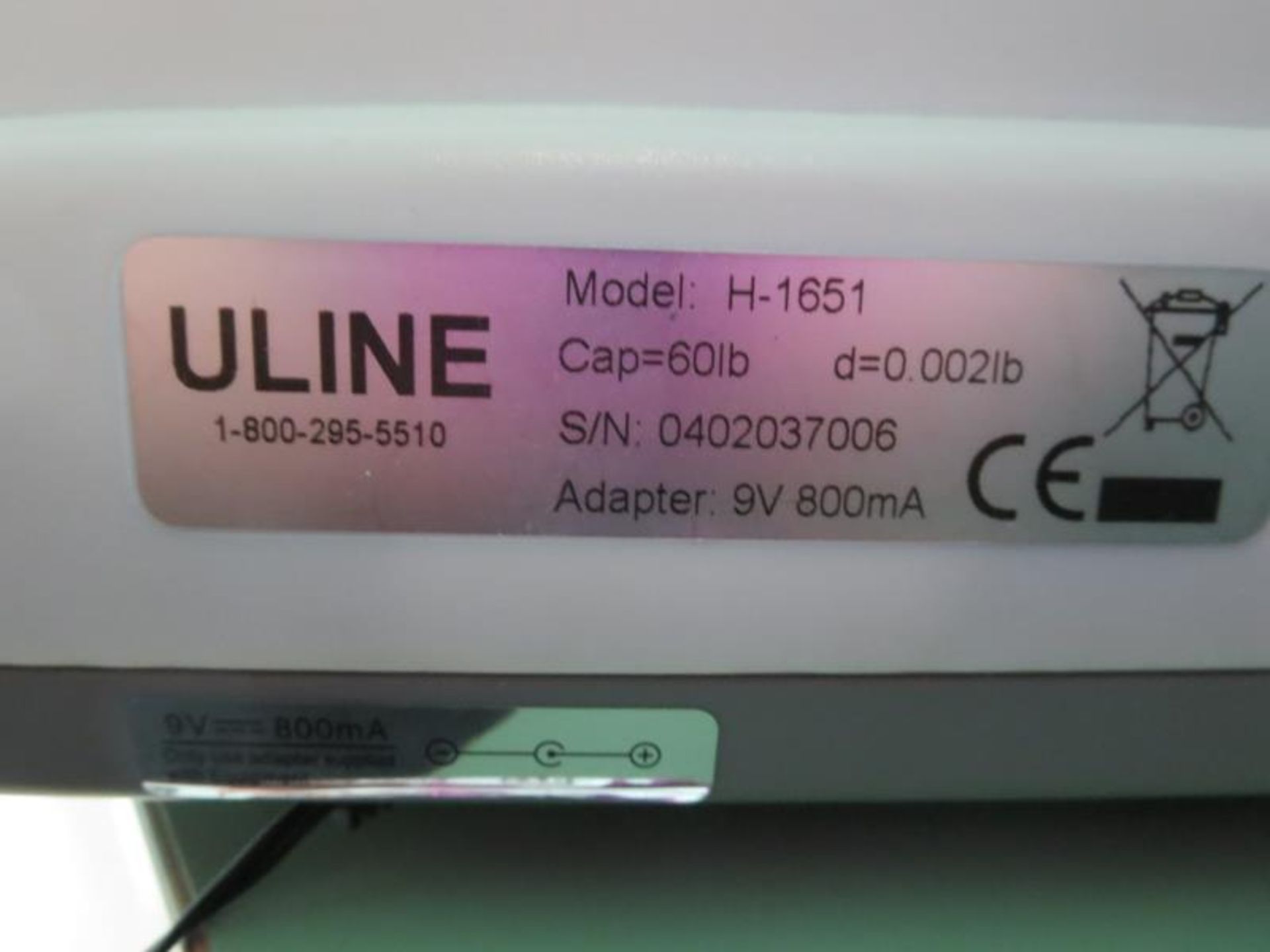 Digital Scale. ULINE H-1651 Digital Scale. Easy-Count Scale - 60 lbs. x .002 lb. Five application - Image 3 of 3