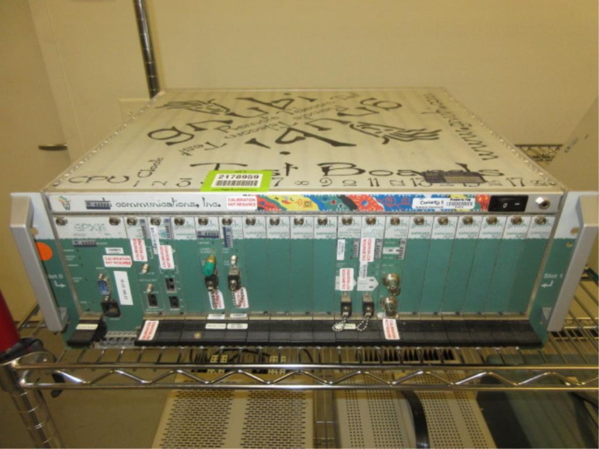 Gnubi Communications EPX16 Telecom Test Chassis. Remote Telecom Test Chassis, 18-expansion slots,