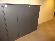 Knoll Lot of (2) Steel Storage Cabinets, 36"w x 18"d x 64"h. HIT# 2179001. Loc: W3.193. Asset