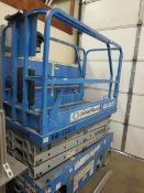 Genie GS-1930 Scissor Lift, 500 lb. capacity, Platform Max. Height 15ft. Max working height 21ft.