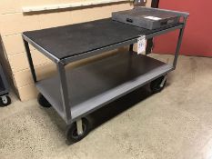 Little Giant Steel Cart, 6 " x 30", on casters. Main Bay. Asset Located at 914 Heinz Ave., Berkeley,