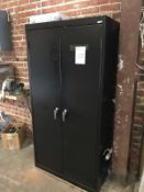 2-Door Cabinet with contents, primarily scrap metal. Shop Area. Asset Located at 914 Heinz Ave.,