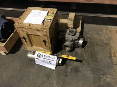 Assorted Ball Valves. Lot of four (4) stainless steel ball valves. Warehouse. Asset Located at 914
