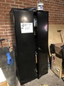 2-Door Cabinet with contents, primarily light bulbs. Warehouse. Asset Located at 914 Heinz Ave.,