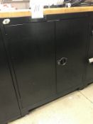 Rousseau 2-Door Cabinet. Modular Cabinet, 40"H x 27"D x 36"W, no contents. Main Bay. Asset Located