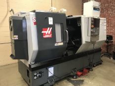 Haas ST-30 CNC Lathe. 12-tool turret, 20 3/4" swing over slide, 10" 3-jaw chuck, 30" between