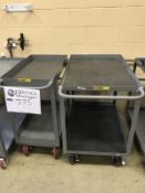 Little Giant Lot of (2) Rolling Carts. Main Bay. Asset Located at 914 Heinz Ave., Berkeley, CA