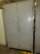 Storage Cabinet. Lyon Heavy Duty Storage Cabinet, 48 x 24 x 82h. HIT# 2179037. Loc: main floor.