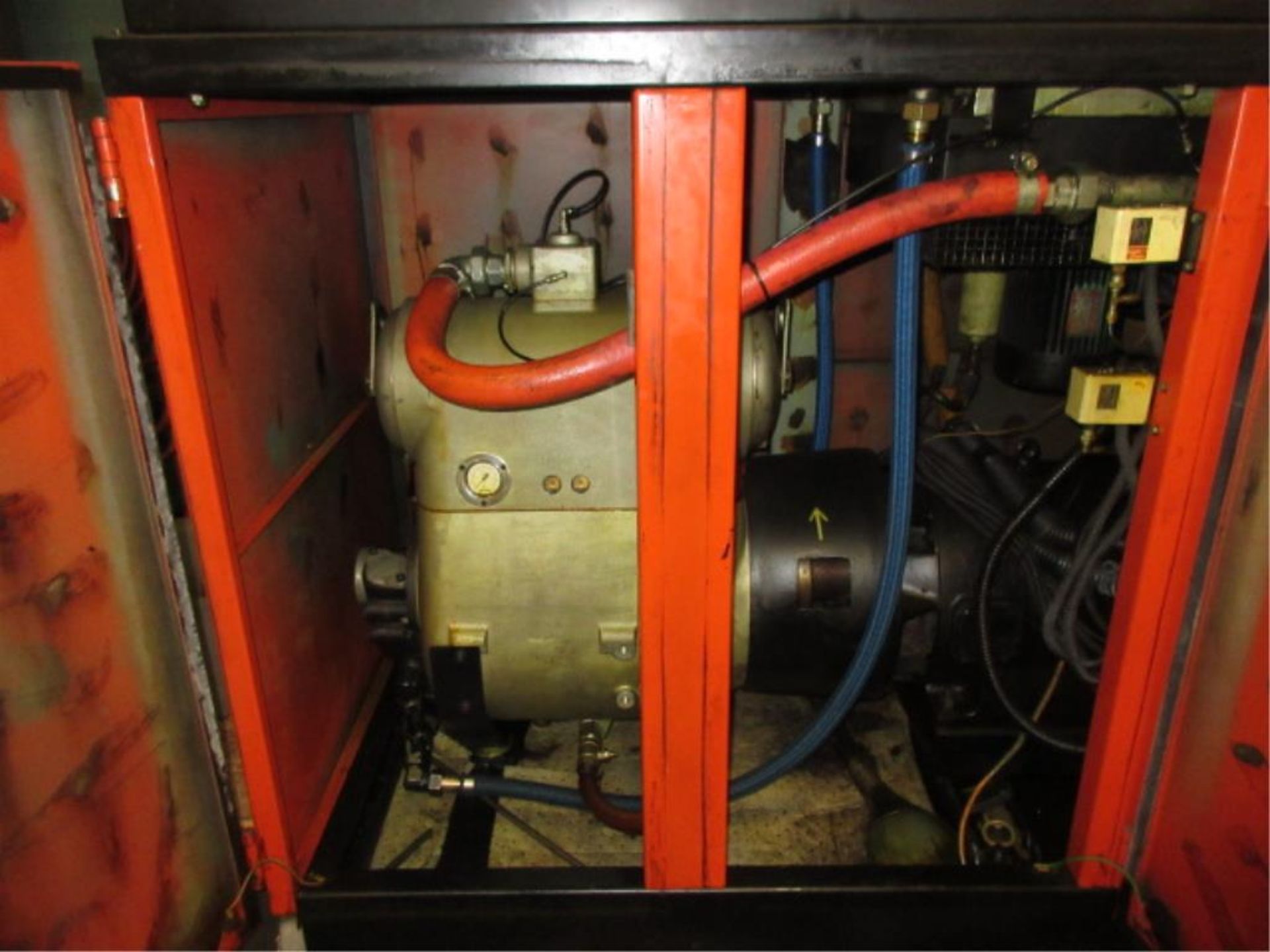 Air Compressor. Mattei EMS 500 50-HP Rotary Vane Air Compressor, sound enclosure, hours showing - Image 3 of 3