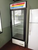 Glass Door Refrigeration Unit. TRUE GDM-26 Single Glass Door Commercial Refrigeration Unit, R134a