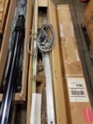 Spare Parts. Lot (4pcs) Assorted Linear Scale Parts. HIT# 2179892. Loc: warehouse. Asset Located