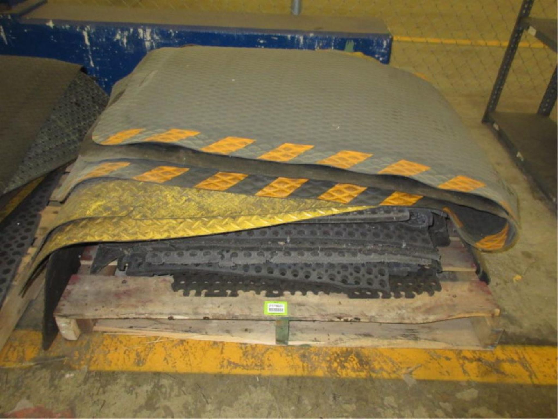 Floor Mats. Lot Assorted Rubber Floor Mats, on three pallets. HIT# 2179081. Loc: main floor. Asset - Image 2 of 3