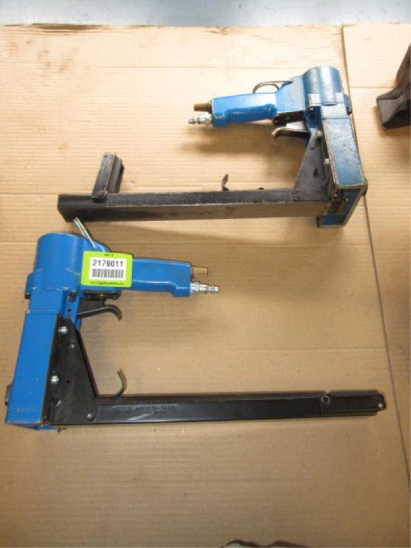 Air Staplers. Josef Kihlberg Lot of (2) Air Box Staplers. HIT# 2179011. Loc: main floor. Asset