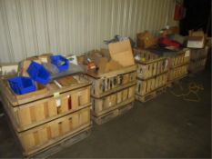 Shop Spares. Lot Assorted Shop Spares, in 8 bins. HIT# 2179074. Loc: main floor. Asset Located at