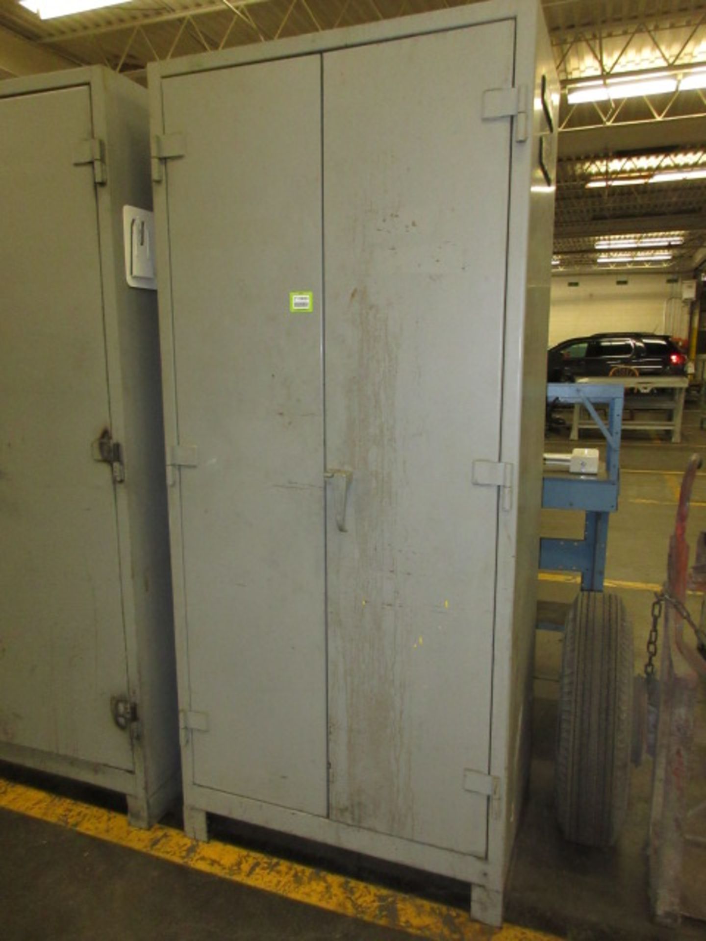 Storage Cabinet. Lyon Heavy Duty Storage Cabinet, 36 x 21 x 82h. HIT# 2179039. Loc: main floor.