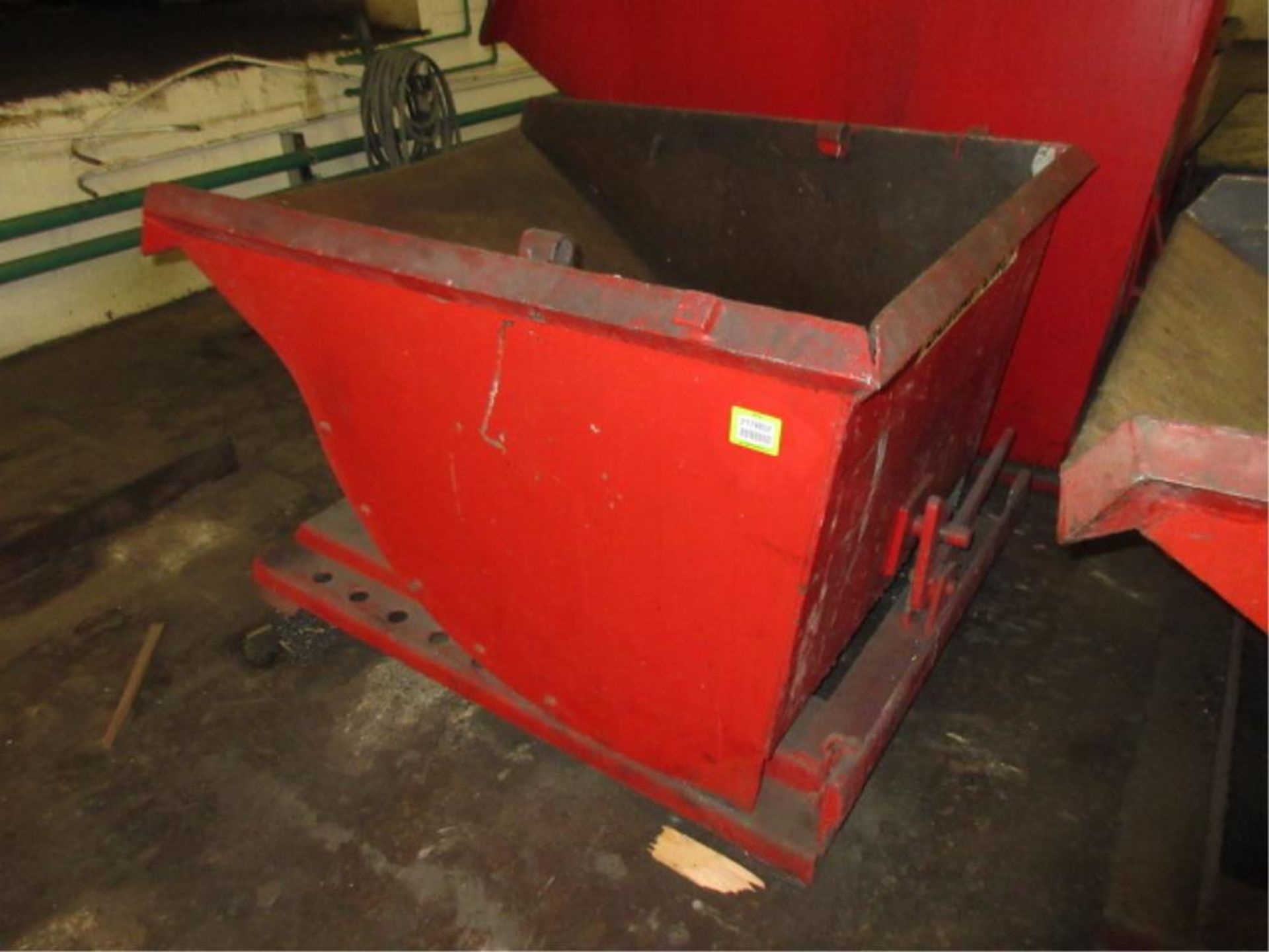 Self Dumping Hopper. Self Dumping Hopper, 36"w x 24"d. HIT# 2179852. Loc: main floor. Asset